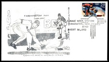1993 Olympic Baseball FDC Connie Mack World Series Farmington Cachet