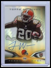 2014 Topps Platinum #6 Terrance West Autographs Refractors