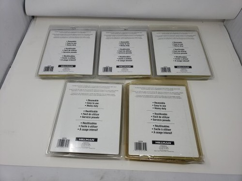 Hillman 839728 Yellow Heavy Duty Reusable Stencil Kit 6 in. Lot of 5 SEE DESCRIP - Afbeelding 2 van 4