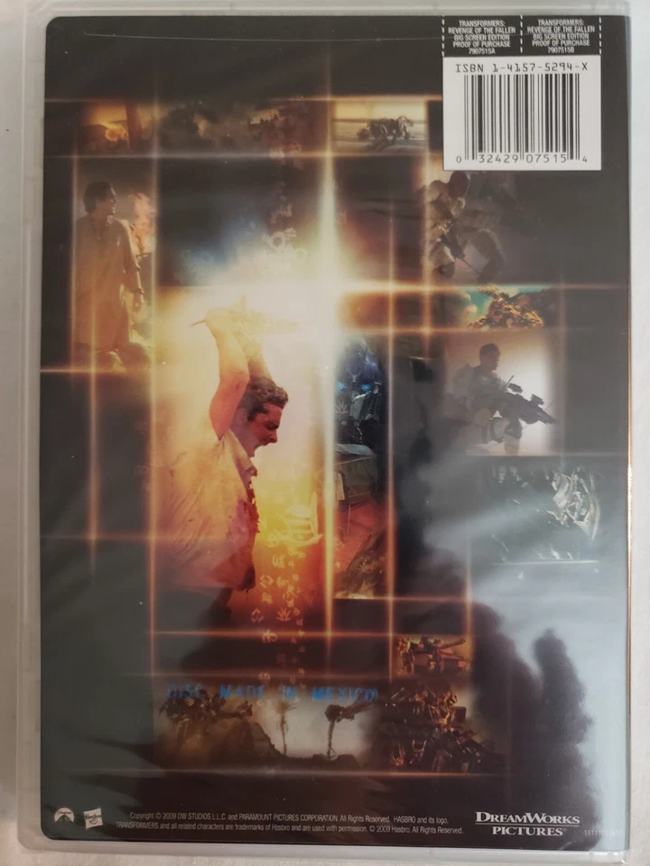 Transformers : Revenge Of The Fallen DVD (2-Disc Factory Sealed) - Image 3 of 3