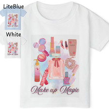 Makeup Magic Kids, Children, Toddler T-shirt, Beauty Cosmetics Lover Gift