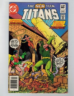 The New Teen Titans #18 Comic Book April 1982 DC Comics