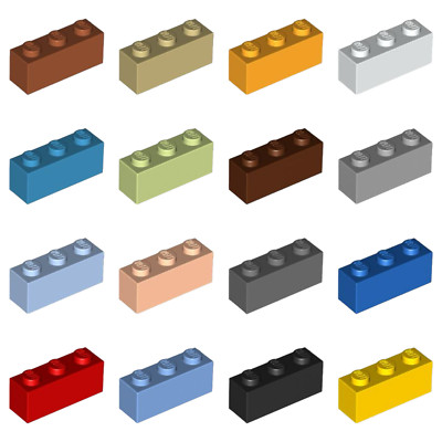 LEGO - Part 3622 - Pack of 10 Pieces - Brick 1x3 - SELECT COLOUR
