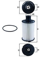 Mahle Original OX774D ÖLfilter FüR Jaguar Land Rover
