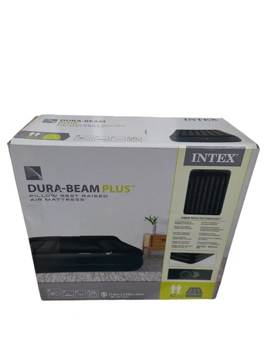 Intex Luftbett Queen Pillow mit Pumpe 203 x 152 cm