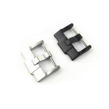 Stainless Steel 18 20 22 Brushed Pin Buckle Watch Band Clasp Sub Replacement
