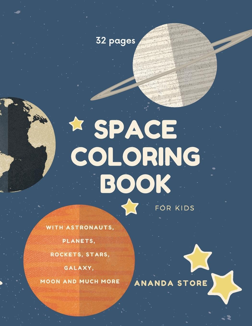 Thumbnail - Space Coloring Book Ananda Store Taschenbuch Paperback Englisch 2021