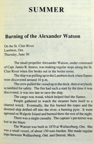 Shipwrecks and disasters Great Lakes 1871 Smoke and Fire Donahue - Picture 3 of 9