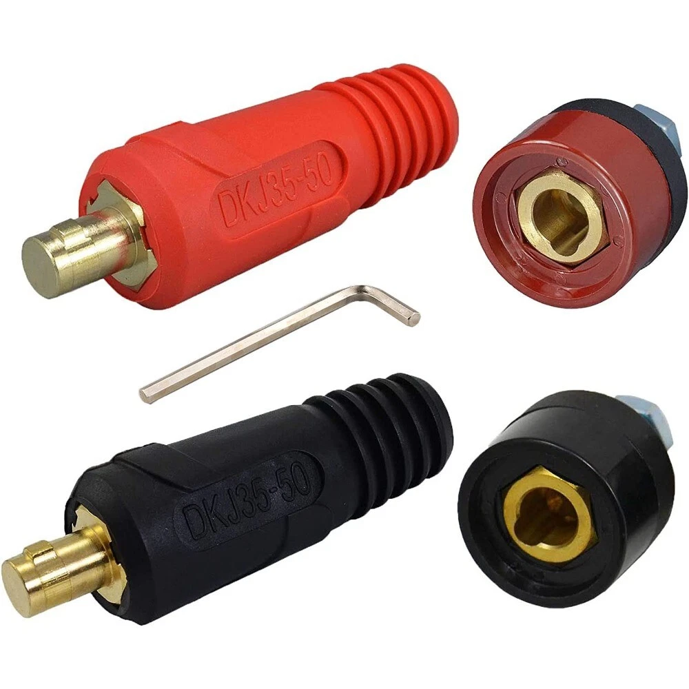 2set Black Welding Machine Plug Copper DC Inverter Welding Machine