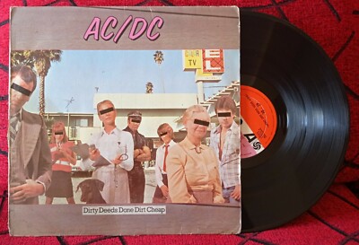 AC / DC ** Dirty Deeds Done Dirt Cheap ** SPAIN 1980 REISSUE LP | eBay