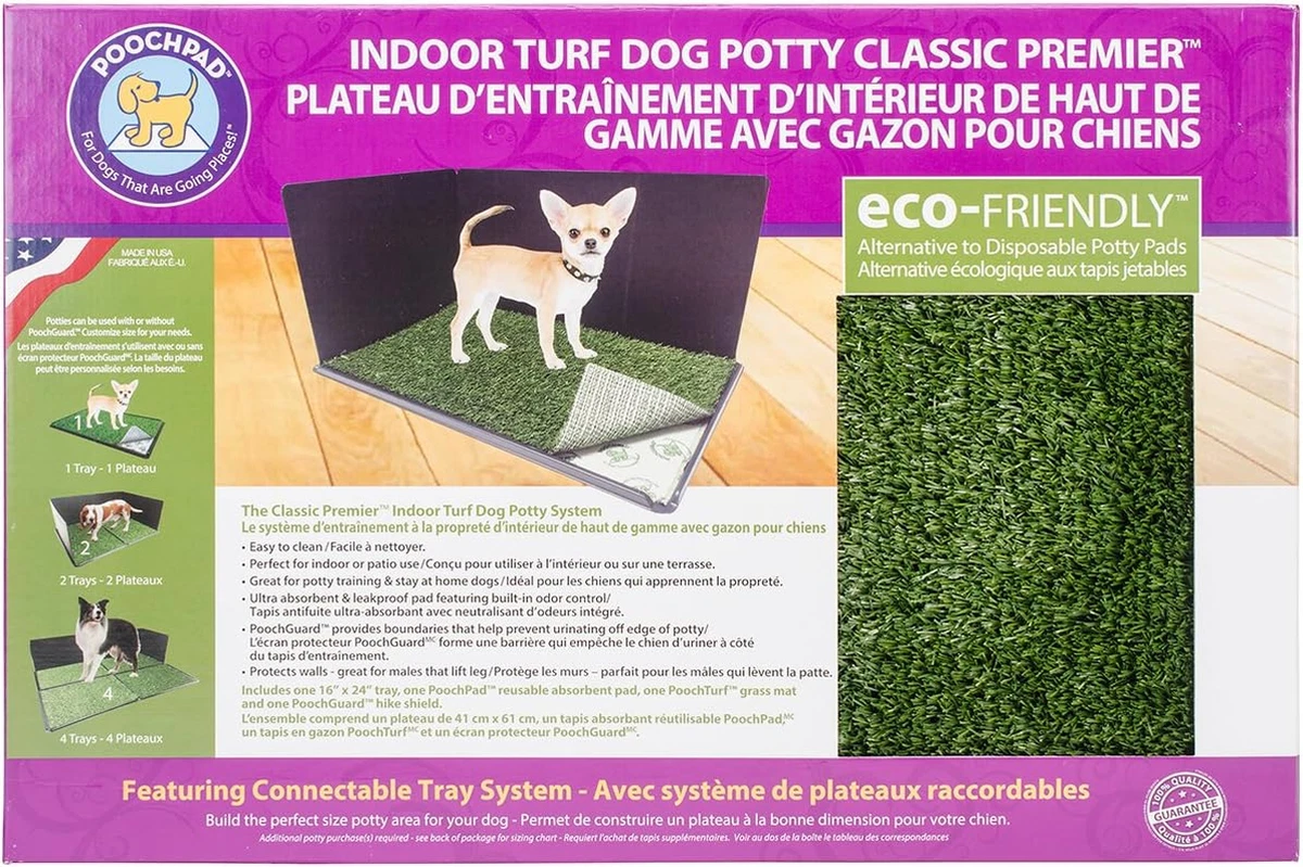 Indoor turf top dog potty
