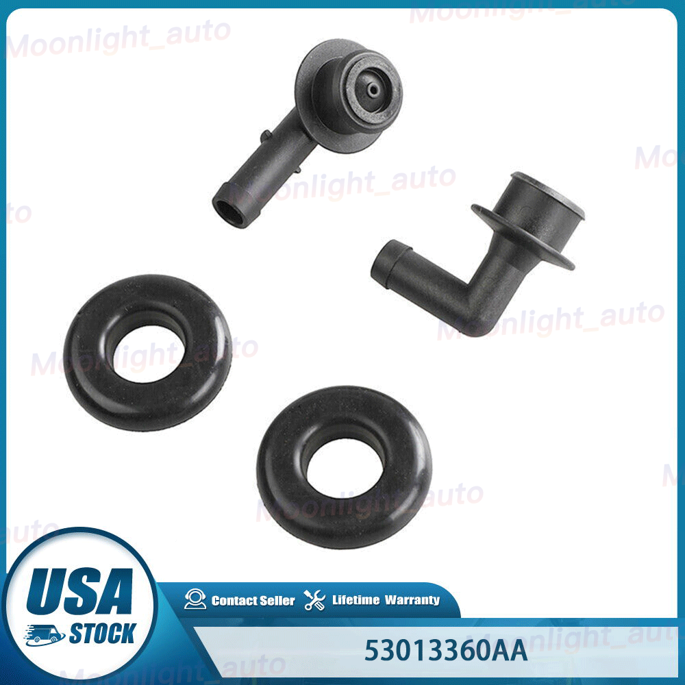 For Jeep 200004 Grand Cherokee PCV CCV Vent Valve Elbows & Grommets