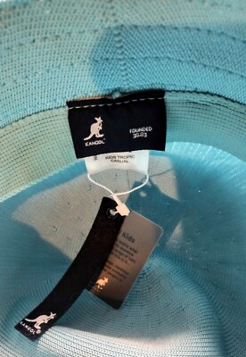 Kangol Kids Vibrant Blue Hat Brand New Kids KANGOL Tropic Casual Blue Bucket Hat Size  main image 4