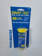 New and Sealed Poolmaster 22211 Smart Test 4-Way Pool Test Strips 50 Count