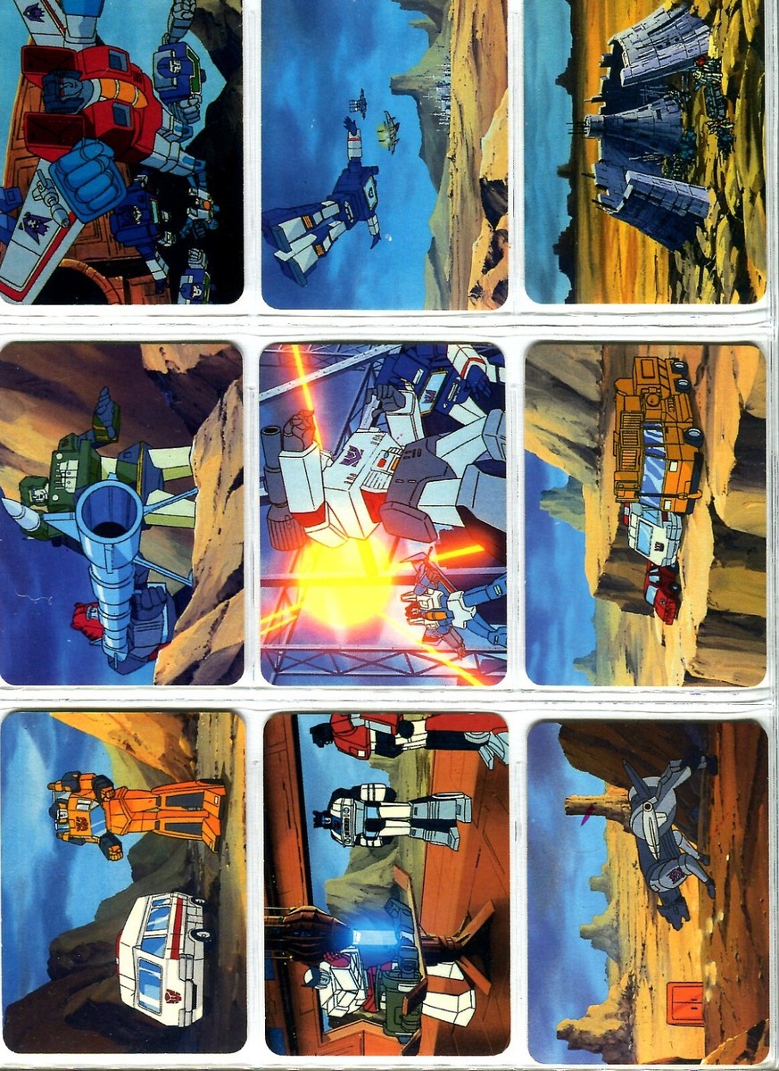 Transformers G1 Action Cards complete set 1-192 | eBay