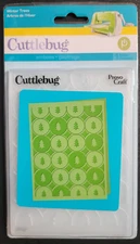 CUTTLEBUG  Provo Craft Winter Trees A2 Embossing Folder 37-1930 Christmas