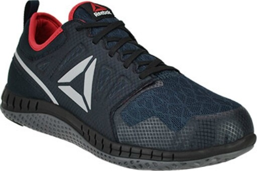 (取寄) リーボック ワーク メンズ Zプリント ワーク Reebok Work men Reebok Work Zprint Work Navy/Red/Grey Men's Reebok Steel Toe ZPrint Work Shoe Navy EH, Slip Resistant in