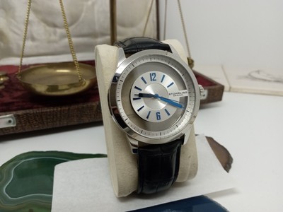 Stuhrling Original Mens Watch Winchester Blue Semi-Transparent Dial Model 946.01 Stuhrling Original Mens Watch Winchester Blue Semi  main image 4