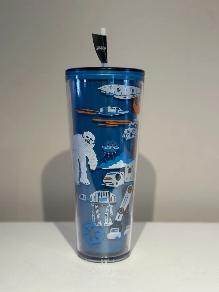 星球大战星巴克发现系列霍斯不倒翁杯带稻草迪士尼公园新品 — 第 2/4 张图片