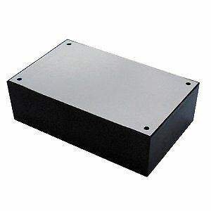 CES PLASTIC ENCLOSURE BOX WITH ALUMINUM TOP SIZE: 2-3/4'' X 1-3/4'' X 1-1/4''
