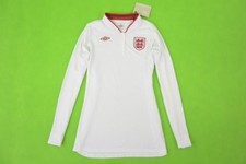 2012-13 UMBRO England Long Sleeve Home Shirt Women's SIZE GB14 EU40/LARGE Ladies