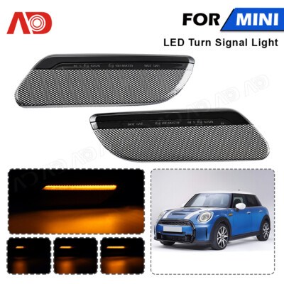 Dynamic LED Side Turn Signal Indicator Lamp For 21+ Mini Cooper