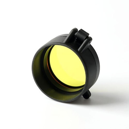 Rifle Scope Quick Spring Protection Lens Cover Flip Up Cap Objective Lense Lid - Picture 6 of 38