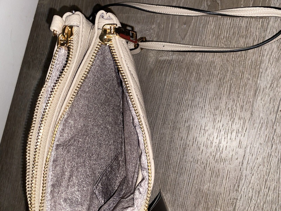 Isabelle Vegan Crossbody Beige Purse eBay