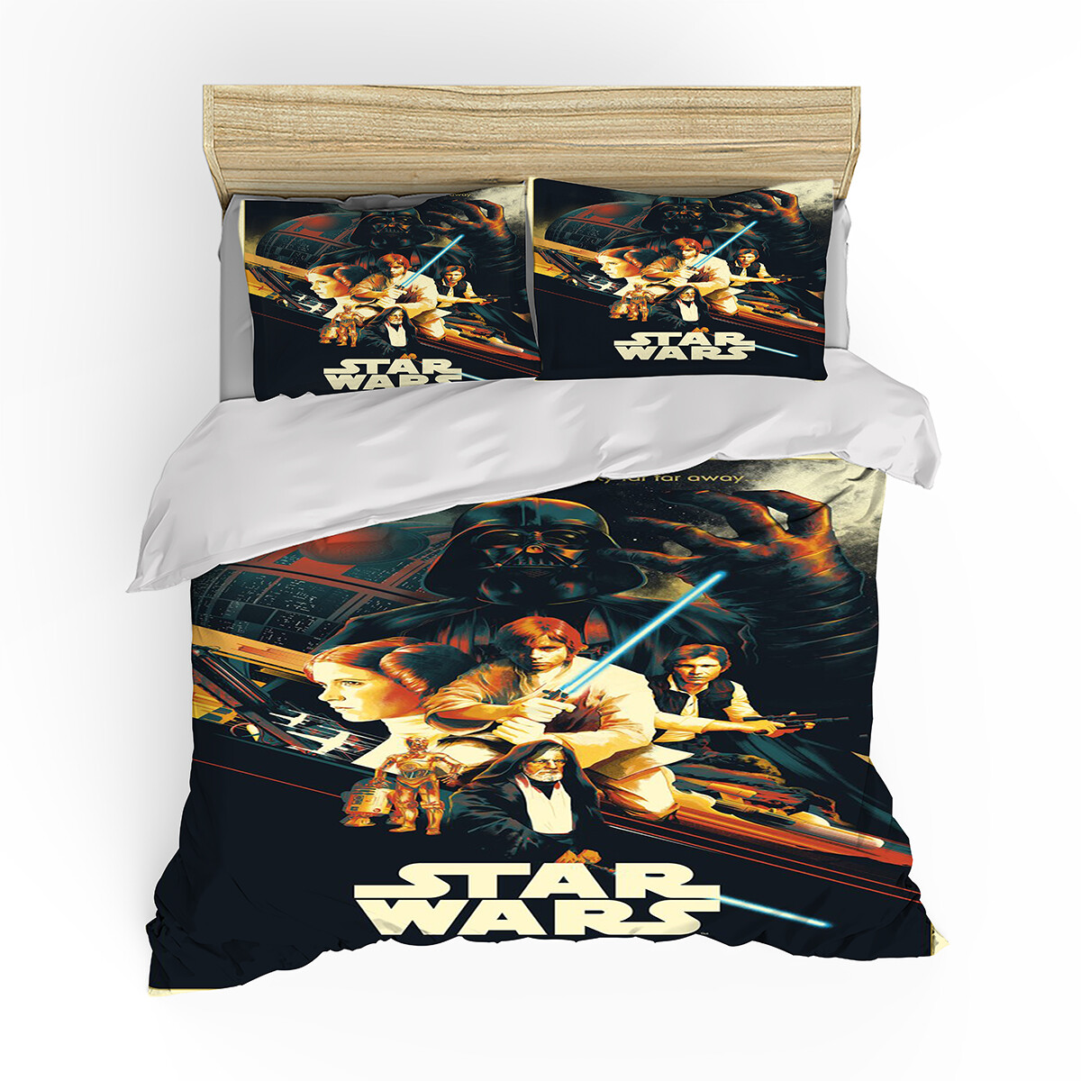 Star Wars Twin/Full/Queen/King Bed Duvet/Quilt Cover Set Bedding