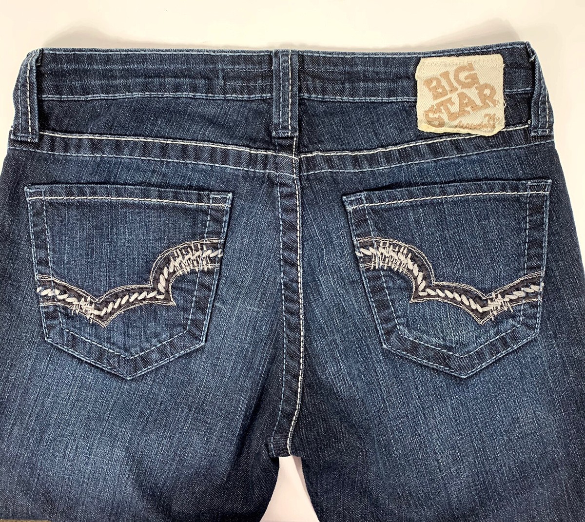 BIG STAR Women's Jeans Size 27x32 Remy Low Rise Western Boot Cut