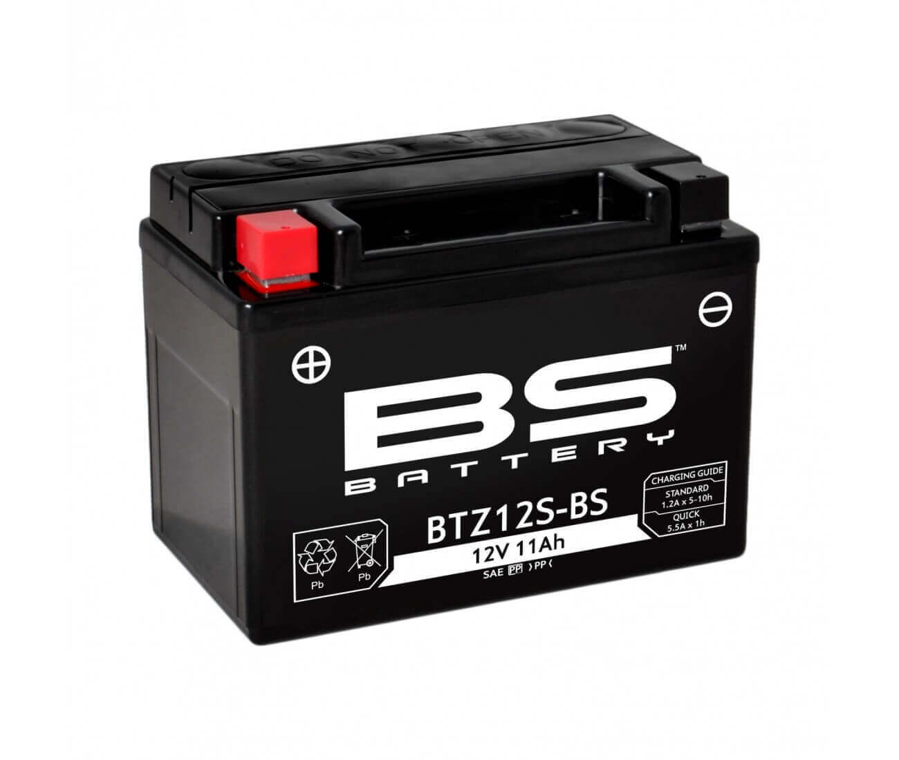 Batterie BS BTZ12S SLA moto pour Honda VFR 800 et NC 700 S et Transalp 650