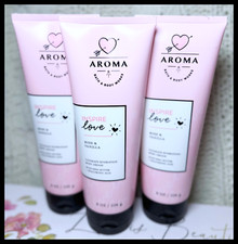 Bath  Body Works Inspire Love Rose Vanilla Ultimate Hydration Body Cream x3 