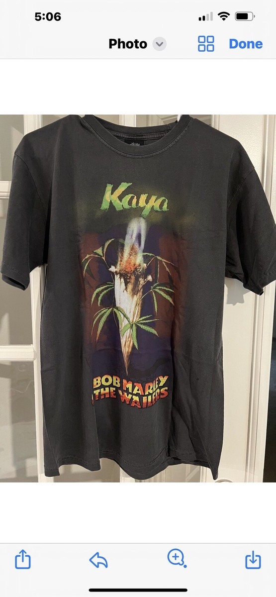 【STUSSY】Stussy x Bob Marley Kaya Pig. Dyed Tee Stussy x Bob Marley Kaya Pigment Dyed Tee Black Men's T