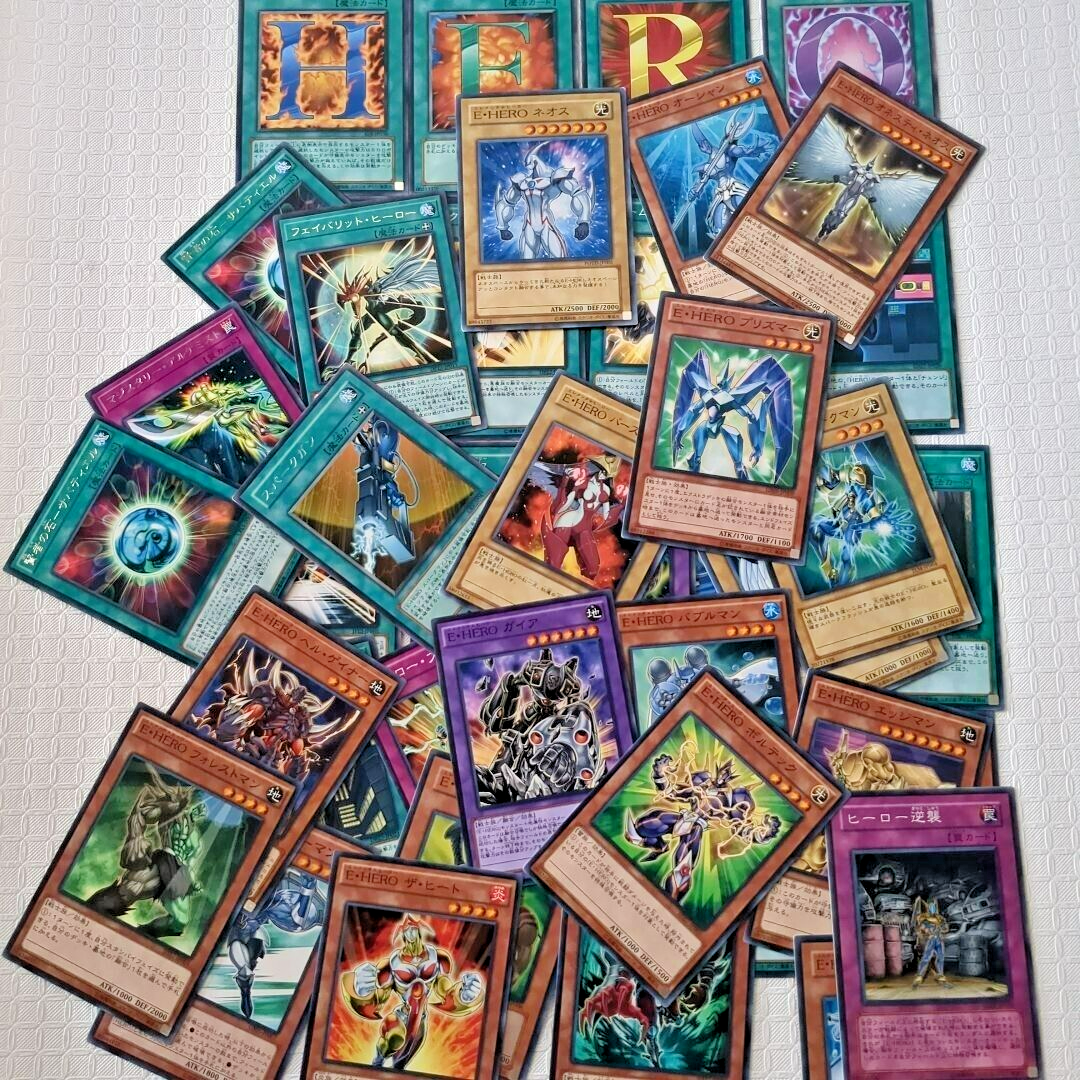 Yugioh - Japanese - E.HERO Deck Common ×39 Rare×4 lot Cards | eBay