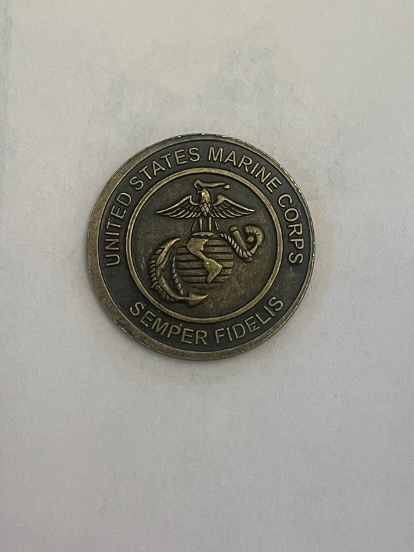 Vintage United States Marine Corps USMC Toys for Tots Foundation Coin Token