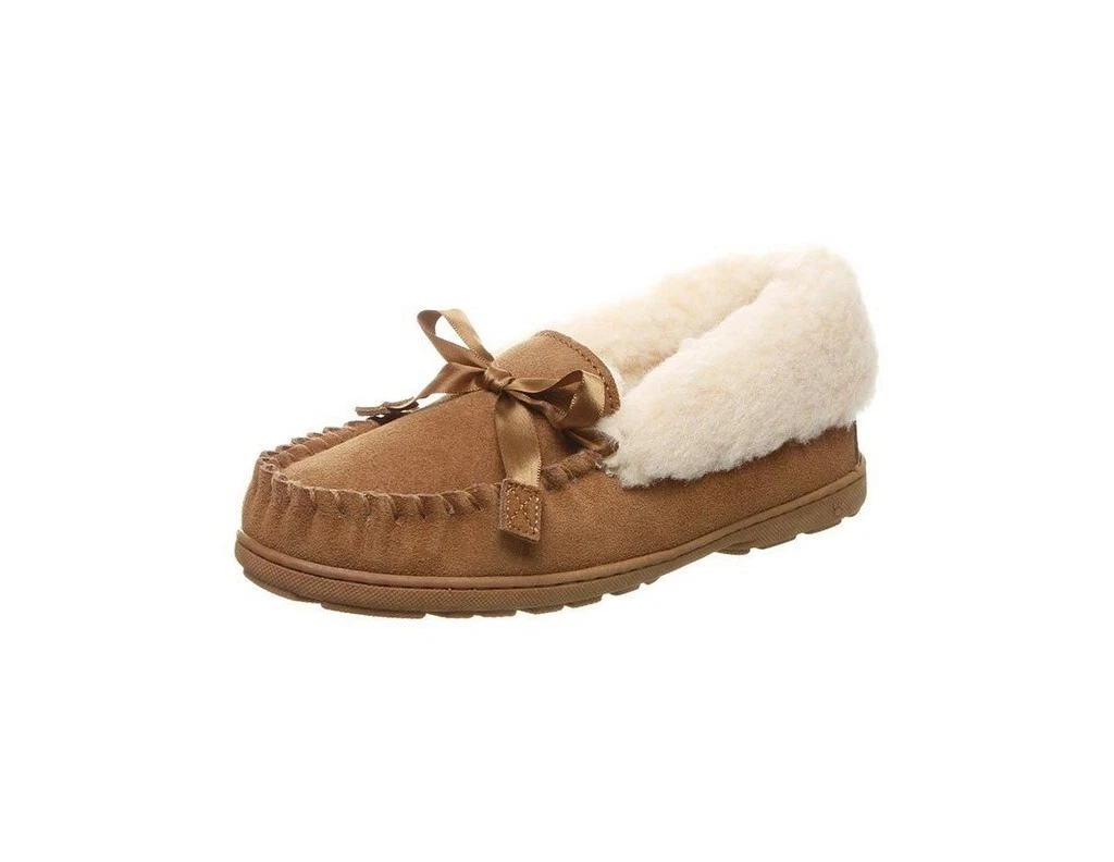Bearpaw Casual Slippers Womens Indio Cloud Suede Fluffy 2165W eBay