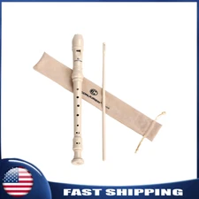 CONJURER 8 Hole Soprano Recorder Instrument German Fingering Flute Beginner Gift