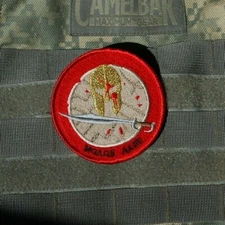 DAESH WHACKER GREEN BERETS SAS JTF 3" burdock TAB: SPARTAN HELMET MOLON LABE