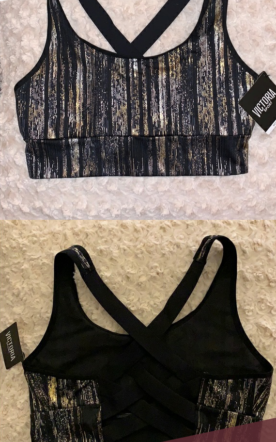 Soutien-gorge De Sport Victoria's Secret The Player – Noir, Taille M, Racerback