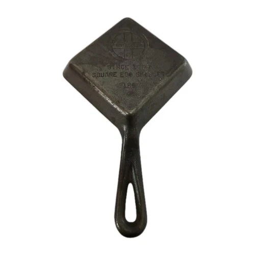 Vtg Griswold Cast Iron 6" Small Square Egg Skillet 129 NEW Old Stock Unseasoned