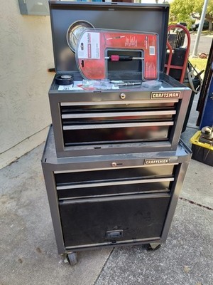 Craftsman Tool Boxes With 25.each Miscellaneous Tools