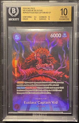 Eustass"Captain"Kid (SP Card) graded BGS 10 for sale on eBay