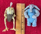2 1983 Vintage Star Wars Max Rebo Band Action Figures Max Rebo & Sy Snootles