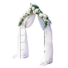 Metal Garden Arch, Rose Garden Arbor for Various Climbing Plant, Outdoor Lawn...
