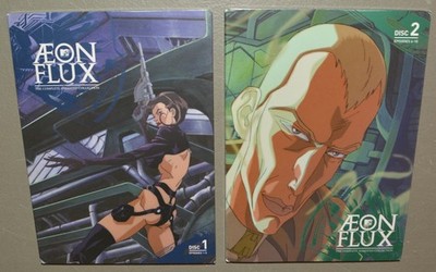 2 DVD lot - Aeon Flux - The Complete Animated Collection - disc 1, disc 2