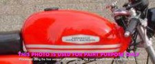 Harley Davidson Aermacchi 350 tv 1971-72 Serbatoio benzina benzina acciaio ro...