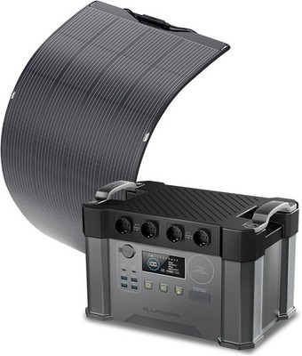 ALLPOWERS 2400W Solargenerator S2000 PRO mit 200W Solarpanel SF200 1451Wh MPPT