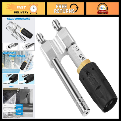 #ad #ad Adjustable Soft Wash Nozzle 2 in 1 Shooter Tip M5 Long Reach for Pressure Washer $77.99