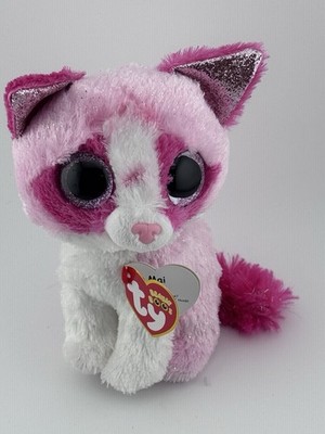 2022 TY Beanie Boos MAI the Valentine's Cat (Glitter Eyes) (Regular Size 6 inch)