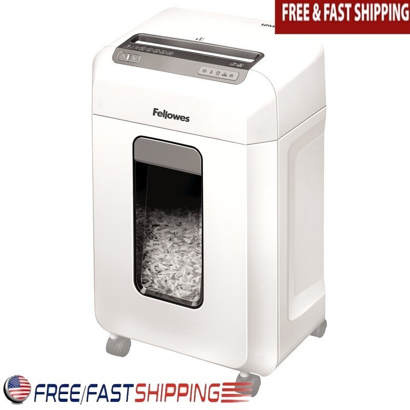 12 Sheet Micro-Cut Paper Shredder P-4 Security Auto Reverse 